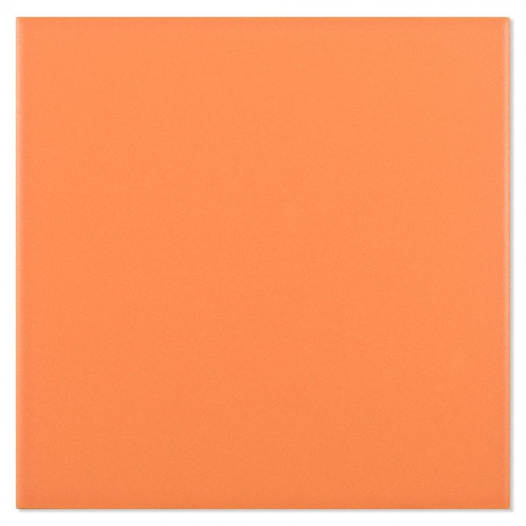 Klinker Rainbow Naranja Orange Mat 15x15 cm-0